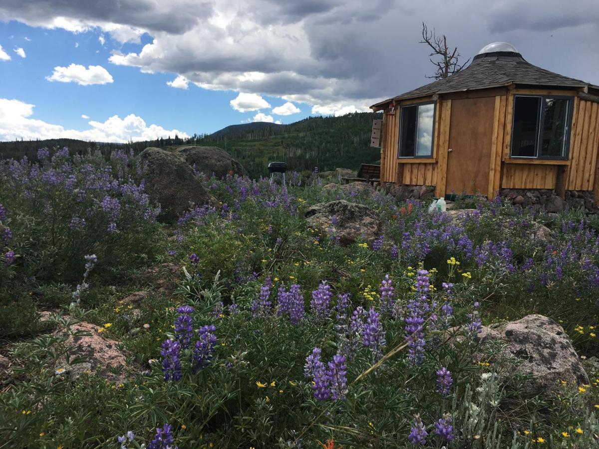 Red-Tail Roundhouse At 22 West Cabins And Recreation Hebron Exterior foto